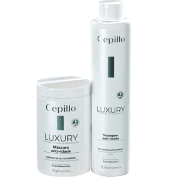 kit Luxury profissional 1 shampoo 1L + 1 máscara 1K