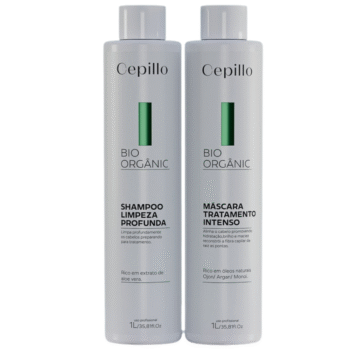 kit Bio Organic Shampoo 1000ml + Máscara 1000ml